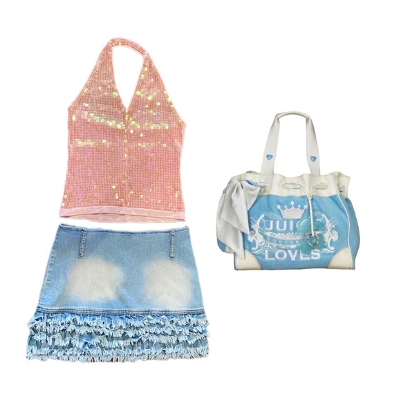 Sequin halter top - Picture 3 of 3